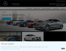 Tablet Screenshot of mercedes-benzofburystedmunds.co.uk